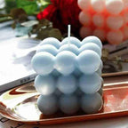 1pc Cube Wax Fragrance Candle Bougie Rose Scented Candles Cute Wax Candles Cube Scented Candle Handmade Decorative Candle Hand Poured Scented Candle Home Decor Candle for Bedroom Aesthetic  Home Geometric Decoration Cube Wax Fragrance Candle Stevvex
