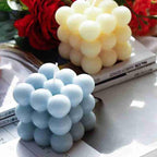1pc Cube Wax Fragrance Candle Bougie Rose Scented Candles Cute Wax Candles Cube Scented Candle Handmade Decorative Candle Hand Poured Scented Candle Home Decor Candle for Bedroom Aesthetic  Home Geometric Decoration Cube Wax Fragrance Candle Stevvex