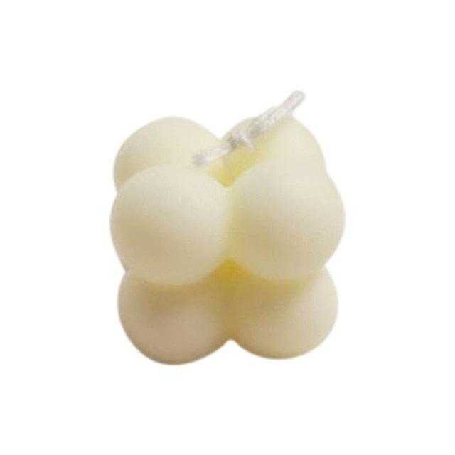 1pc Cube Wax Geometry Candle Soy Wax Candles Beautiful Art Candle Present Statue Scented Candles Decoration for Wedding Home Decor Candle Shaped Candles Wax Smokeless Oil Aromatherapy Candle For Christmas Wedding Home Decor Stevvex