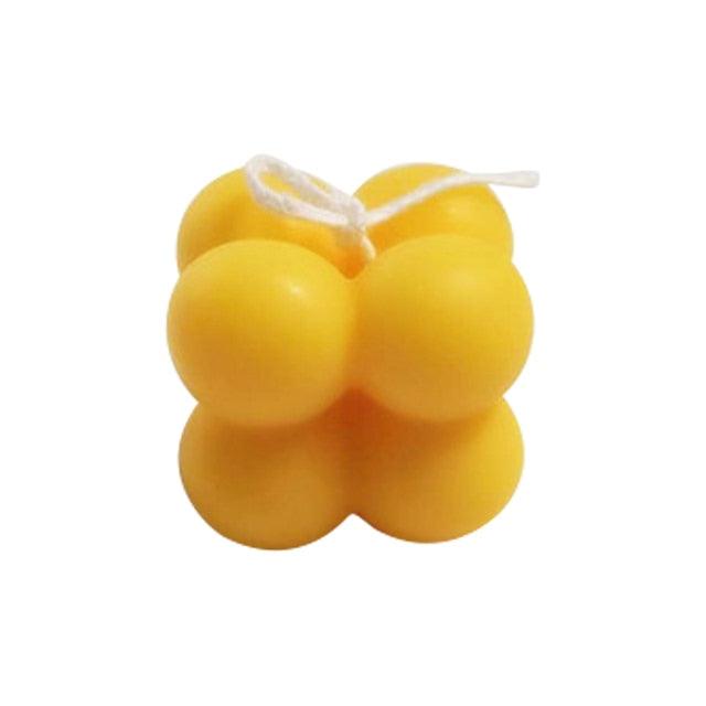 1pc Cube Wax Geometry Candle Soy Wax Candles Beautiful Art Candle Present Statue Scented Candles Decoration for Wedding Home Decor Candle Shaped Candles Wax Smokeless Oil Aromatherapy Candle For Christmas Wedding Home Decor Stevvex