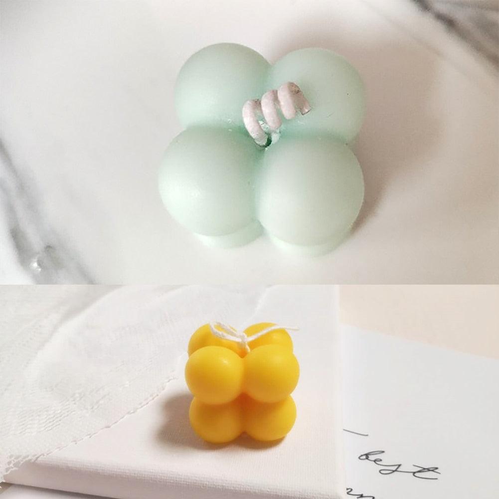 1pc Cube Wax Geometry Candle Soy Wax Candles Beautiful Art Candle Present Statue Scented Candles Decoration for Wedding Home Decor Candle Shaped Candles Wax Smokeless Oil Aromatherapy Candle For Christmas Wedding Home Decor Stevvex