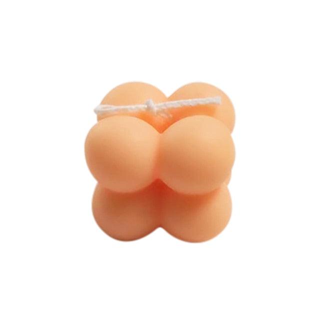 1pc Cube Wax Geometry Candle Soy Wax Candles Beautiful Art Candle Present Statue Scented Candles Decoration for Wedding Home Decor Candle Shaped Candles Wax Smokeless Oil Aromatherapy Candle For Christmas Wedding Home Decor Stevvex