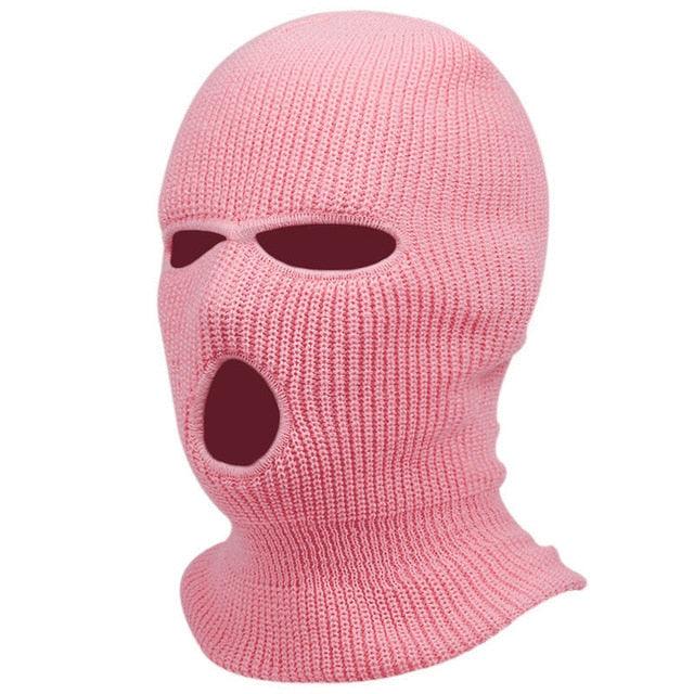 1Pc Embroidery Balaclava Face Mask 3-Hole for Cold Weather, Winter Ski Mask for Men and Women Thermal Cycling Mask Christmas Gift Face Scarf Mask Sunscreen Dustproof Army Cycling Hunting Fishing Tactical Airsoft Hat Stevvex