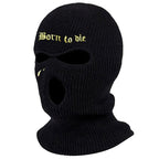 1Pc Embroidery Balaclava Face Mask 3-Hole for Cold Weather, Winter Ski Mask for Men and Women Thermal Cycling Mask Christmas Gift Face Scarf Mask Sunscreen Dustproof Army Cycling Hunting Fishing Tactical Airsoft Hat Stevvex