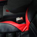 1PC Hidden Zinc Alloy Car Safety Seat Belt Buckle Universal Seat Belt Clips Carbon Fiber Alarm Stoppers Clip Car Accessories Universal Seat Belt Buckle Auto Metal Seat Belts Clip