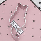 1PC Kitchen Cookie Cutter Cat Shaped Aluminium Mold Sugarcraft Cake Cookies Pastry Baking Cutter Mould Cake Decorating Tools Cute Cat Cookie Cutter Mold Cookie Stamp Perfect For Baking Treats Cookies And Crafts Stevvex
