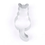 1PC Kitchen Cookie Cutter Cat Shaped Aluminium Mold Sugarcraft Cake Cookies Pastry Baking Cutter Mould Cake Decorating Tools Cute Cat Cookie Cutter Mold Cookie Stamp Perfect For Baking Treats Cookies And Crafts Stevvex