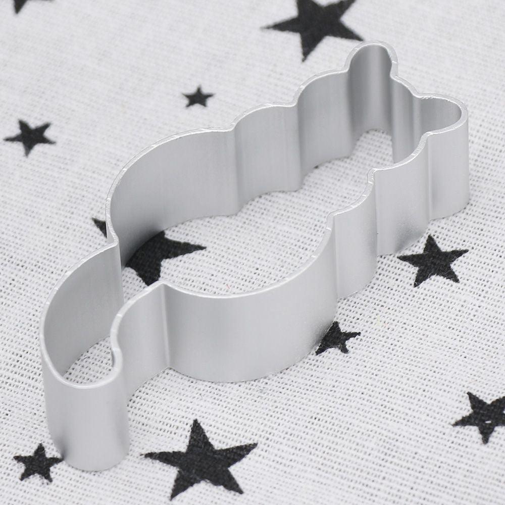 1PC Kitchen Cookie Cutter Cat Shaped Aluminium Mold Sugarcraft Cake Cookies Pastry Baking Cutter Mould Cake Decorating Tools Cute Cat Cookie Cutter Mold Cookie Stamp Perfect For Baking Treats Cookies And Crafts Stevvex