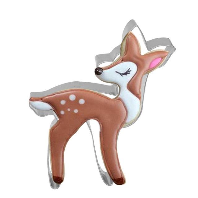 1PC Kitchen Cookie Cutter Cat Shaped Aluminium Mold Sugarcraft Cake Cookies Pastry Baking Cutter Mould Cake Decorating Tools Cute Cat Cookie Cutter Mold Cookie Stamp Perfect For Baking Treats Cookies And Crafts Stevvex