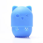 1PC Luxury Powder Puff Holder Sponge Makeup Drying Case Portable Soft Silicone Cosmetic Sponge Box Holder Elegant Soft Design Stevvex