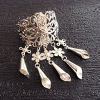 1Pc New Chinese Style Hair Clips for Women Cherry Hairpin Girls Elegant Ladies Headwear Costume Headdress Wedding Hair Accessories for Brides and Bridesmaids Stevvex