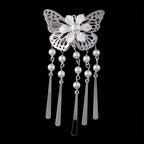 1Pc New Chinese Style Hair Clips for Women Cherry Hairpin Girls Elegant Ladies Headwear Costume Headdress Wedding Hair Accessories for Brides and Bridesmaids Stevvex
