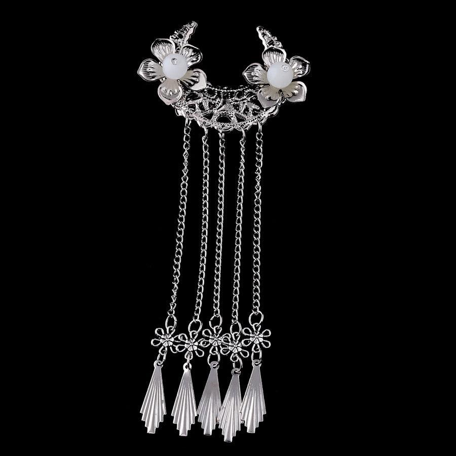 1Pc New Chinese Style Hair Clips for Women Cherry Hairpin Girls Elegant Ladies Headwear Costume Headdress Wedding Hair Accessories for Brides and Bridesmaids Stevvex