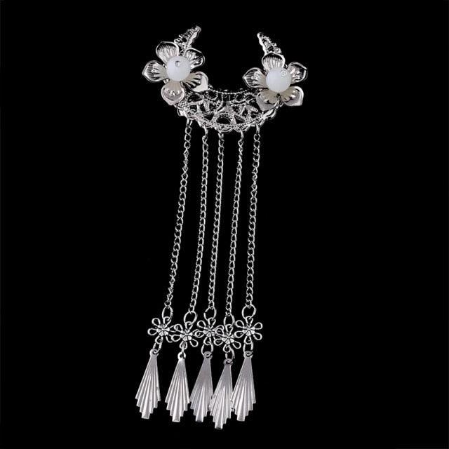 1Pc New Chinese Style Hair Clips for Women Cherry Hairpin Girls Elegant Ladies Headwear Costume Headdress Wedding Hair Accessories for Brides and Bridesmaids Stevvex