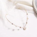 1PC New Fashion Headbands For Women Crystal Alloy Hairbands Back Holder Headwear Girls Lovely Hair Band Hair Accessories Headdress For Weddings