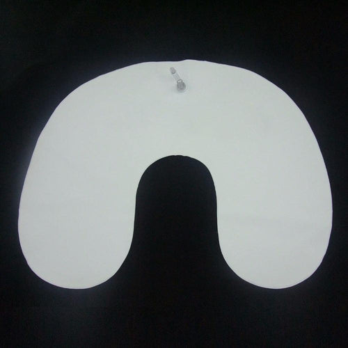 1PC New U Shaped Travel Pillow Car Air Flight Inflatable Pillows Neck Support Headrest Cushion Soft Nursing Cushion Black U-Shape Travel Pillow Automatic Air Inflatable Airplane Car Pillows Ring Pillow Folding Press Type Bed Pillows Stevvex