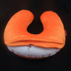 1PC New U Shaped Travel Pillow Car Air Flight Inflatable Pillows Neck Support Headrest Cushion Soft Nursing Cushion Black U-Shape Travel Pillow Automatic Air Inflatable Airplane Car Pillows Ring Pillow Folding Press Type Bed Pillows Stevvex