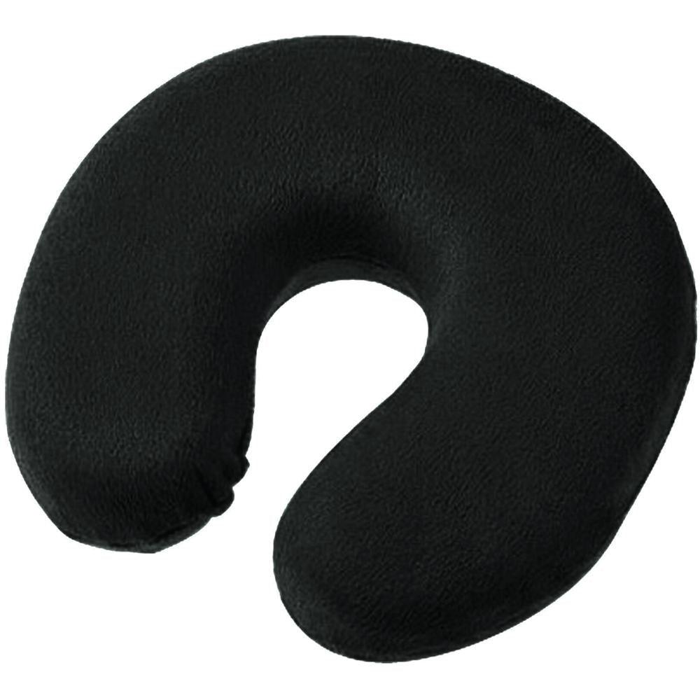 1PC New U Shaped Travel Pillow Car Air Flight Inflatable Pillows Neck Support Headrest Cushion Soft Nursing Cushion Black U-Shape Travel Pillow Automatic Air Inflatable Airplane Car Pillows Ring Pillow Folding Press Type Bed Pillows Stevvex