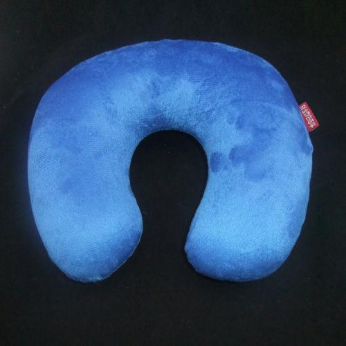 1PC New U Shaped Travel Pillow Car Air Flight Inflatable Pillows Neck Support Headrest Cushion Soft Nursing Cushion Black U-Shape Travel Pillow Automatic Air Inflatable Airplane Car Pillows Ring Pillow Folding Press Type Bed Pillows Stevvex