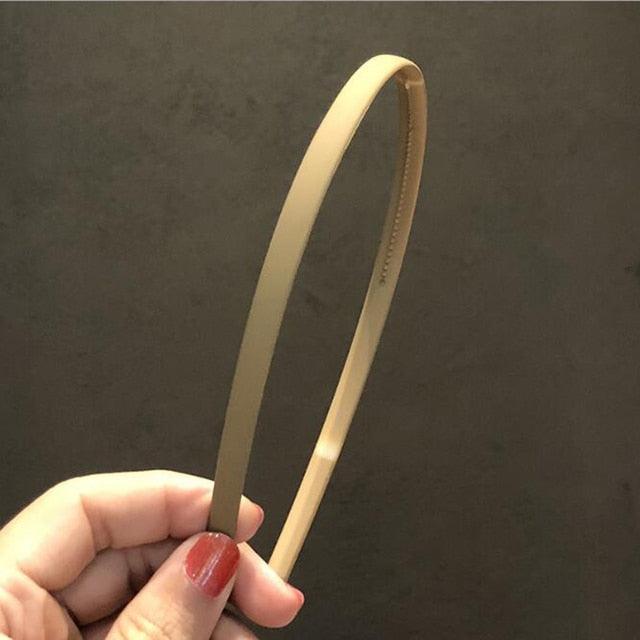 1PC Plastic Fashion Frosted Wide Headband Hair Band Headwear Bezel Hair Accessories For Woman Satin Covered Resin Hairbands Gorgeous Hair Accessories For Women Stevvex