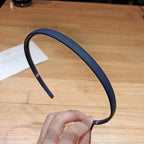 1PC Plastic Fashion Frosted Wide Headband Hair Band Headwear Bezel Hair Accessories For Woman Satin Covered Resin Hairbands Gorgeous Hair Accessories For Women Stevvex