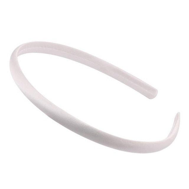 1PC Plastic Fashion Frosted Wide Headband Hair Band Headwear Bezel Hair Accessories For Woman Satin Covered Resin Hairbands Gorgeous Hair Accessories For Women Stevvex