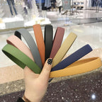 1PC Plastic Fashion Frosted Wide Headband Hair Band Headwear Bezel Hair Accessories For Woman Satin Covered Resin Hairbands Gorgeous Hair Accessories For Women Stevvex