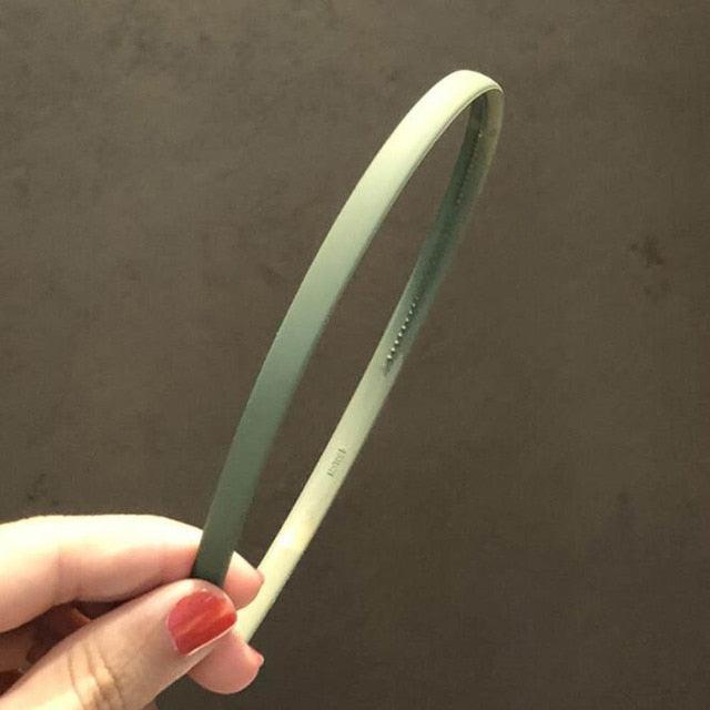 1PC Plastic Fashion Frosted Wide Headband Hair Band Headwear Bezel Hair Accessories For Woman Satin Covered Resin Hairbands Gorgeous Hair Accessories For Women Stevvex