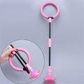 1PC Portable Folding Glowing Bouncing Balls One Foot Flashing Jumping Rope Ball Kids Toys Ankle Skip Ball Adult Fitness Training Flashing Jumping Ring Children Colorful Ankle Skip Jump Ropes Sports Swing Ball For Kids Boys Girls Toy Stevvex