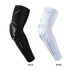 1PC Sport Black Arm Guard Compression Sleeves Sports Fitness Elastic Elbow Protective Pad Outdoor Basketball Football Sleeves For UV Summer Sun Protection Men Athletic Arm Cover Stevvex