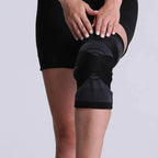 1PC Sport Knee Sleeve Support Men Kneepad Pressurized Elastic Knee Pads Fitness Gear Protector For Sport Improved Circulation Compression Support For Joint Pain