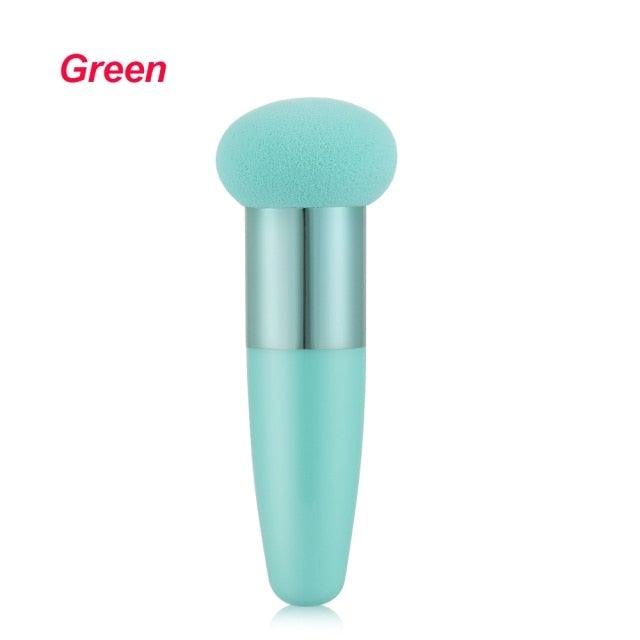 1PC Womens Powder Sponge Beauty Cosmetic Puff Face Makeup Brushes Tools with Handle Makeup Brush Professional Soft Mushroom Head Stevvex