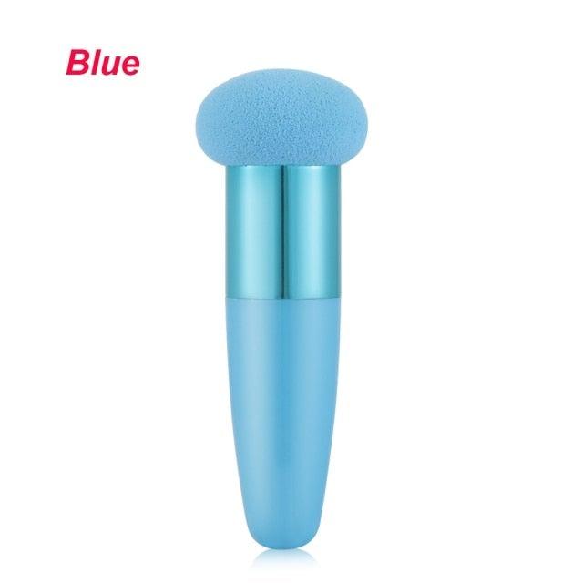 1PC Womens Powder Sponge Beauty Cosmetic Puff Face Makeup Brushes Tools with Handle Makeup Brush Professional Soft Mushroom Head Stevvex