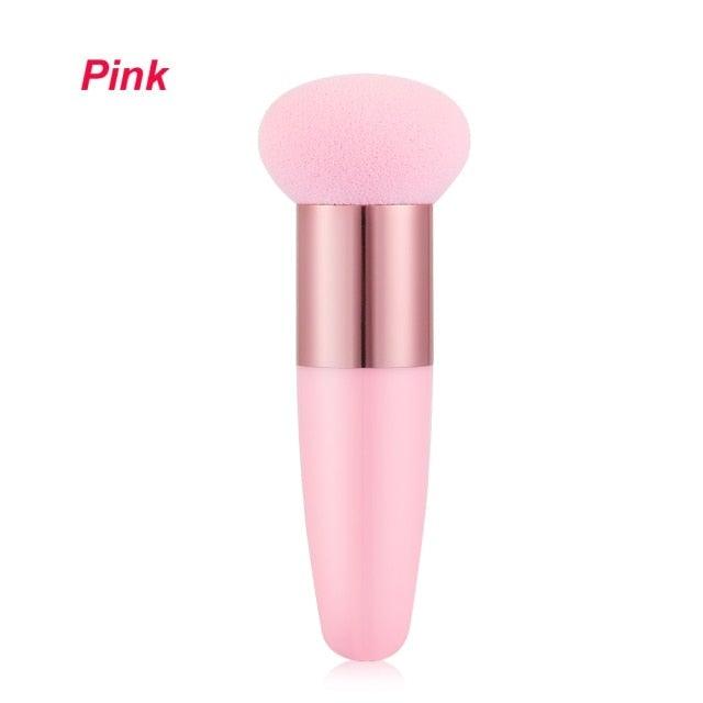 1PC Womens Powder Sponge Beauty Cosmetic Puff Face Makeup Brushes Tools with Handle Makeup Brush Professional Soft Mushroom Head Stevvex