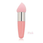 1PC Womens Powder Sponge Beauty Cosmetic Puff Face Makeup Brushes Tools with Handle Makeup Brush Professional Soft Mushroom Head Stevvex