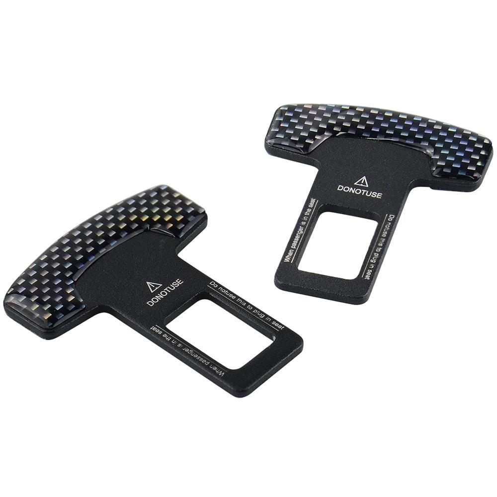 1pc\2pcs Car Safety Belt Buckle Clip Car Seat Belt Stopper Plug Vehicle Mount Bottle Opener Universal Interior Accessories Universal Seat Belt Buckle Auto Metal Seat Belts Clip  Alarm Stoppers for Car Seats Belt Buckles, Auto Metal Belt Plugs Car Seat Stevvex