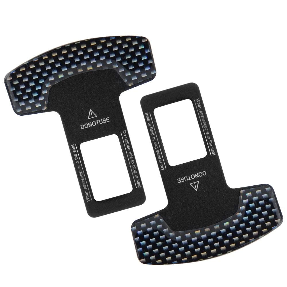 1pc\2pcs Car Safety Belt Buckle Clip Car Seat Belt Stopper Plug Vehicle Mount Bottle Opener Universal Interior Accessories Universal Seat Belt Buckle Auto Metal Seat Belts Clip  Alarm Stoppers for Car Seats Belt Buckles, Auto Metal Belt Plugs Car Seat Stevvex