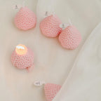 1PC/4PCS Strawberry Decorative Aromatic Candles Strawberry Shaped Scented Candle Mini Soy Wax Candle Small Scented Candle Wax Decorative Candle for Bedroom Bathroom Decoration Parties Soy Wax Scented Candle For Birthday Wedding Candle