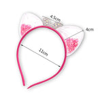 1Pcs Cute Cat Ears Headband Baby Girls Hairband Korean Children Princess Kids Gift Hair Band Props Party Girls Gorgeous Hair Accessories For Women Stevvex