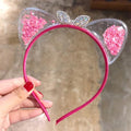 1Pcs Cute Cat Ears Headband Baby Girls Hairband Korean Children Princess Kids Gift Hair Band Props Party Girls Gorgeous Hair Accessories For Women Stevvex