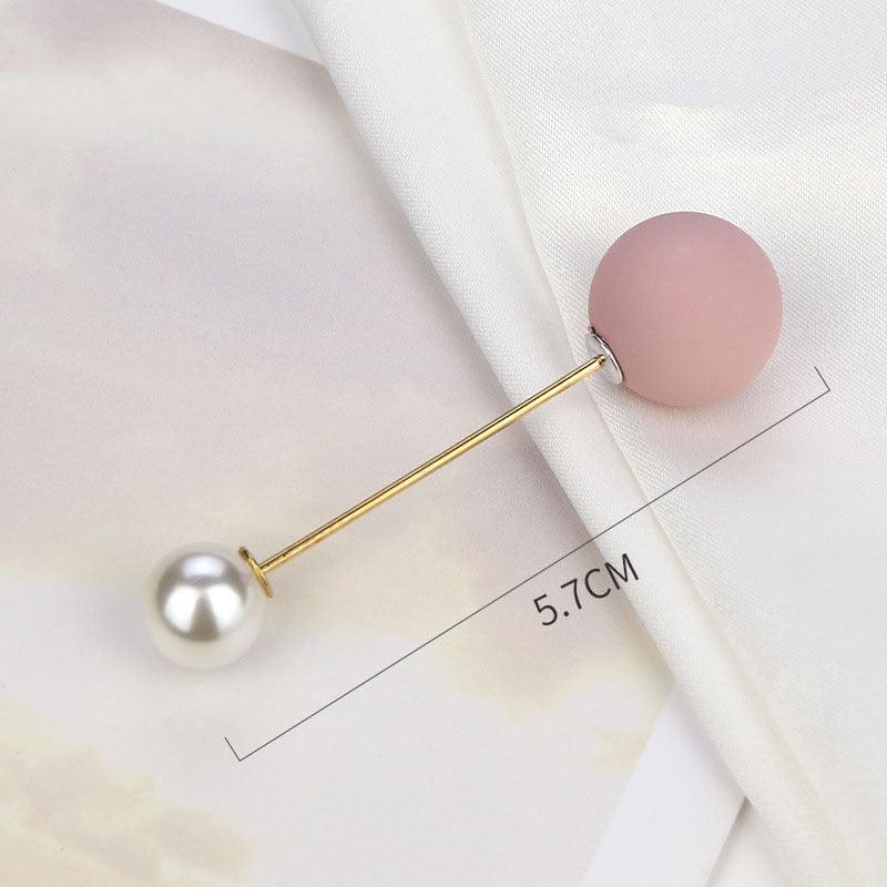 1pcs Fashion Pearl Fixed Strap Charm Safety Pin Sweater Cardigan Clip Brooches Rhinestone Metal Jewelry Sweater Shawl Clips Faux Crystal and Pearl Pins for Fixing on Sweaters Stevvex