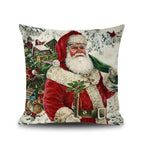 1Pcs Happy New Year Christmas Decorations Pillows Cover Merry Christmas Throw Cushion Covers Tree Reindeer Star Pillow Case For Party Home Decoration 45x45CM Stevvex