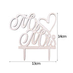 1Pcs Hollow Letter Love Just Married Mr & Mrs Cake Topper Mr and Mrs Cake Toppers Wooden Wedding Cake Topper Party Cake Decoration Mr And Mrs Cake Topper Bride and Groom Wooden Wedding Cake Topper For Wedding Party Supplies Stevvex