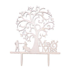 1Pcs Hollow Letter Love Just Married Mr & Mrs Cake Topper Mr and Mrs Cake Toppers Wooden Wedding Cake Topper Party Cake Decoration Mr And Mrs Cake Topper Bride and Groom Wooden Wedding Cake Topper For Wedding Party Supplies Stevvex