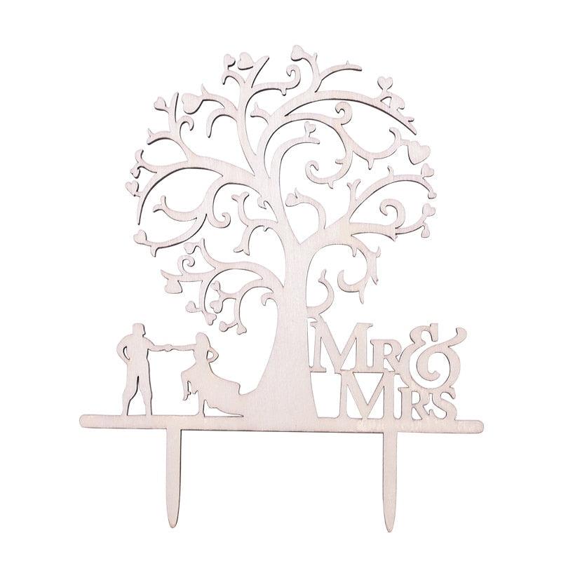 1Pcs Hollow Letter Love Just Married Mr & Mrs Cake Topper Mr and Mrs Cake Toppers Wooden Wedding Cake Topper Party Cake Decoration Mr And Mrs Cake Topper Bride and Groom Wooden Wedding Cake Topper For Wedding Party Supplies Stevvex