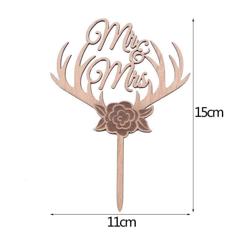 1Pcs Hollow Letter Love Just Married Mr & Mrs Cake Topper Mr and Mrs Cake Toppers Wooden Wedding Cake Topper Party Cake Decoration Mr And Mrs Cake Topper Bride and Groom Wooden Wedding Cake Topper For Wedding Party Supplies Stevvex
