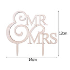 1Pcs Hollow Letter Love Just Married Mr & Mrs Cake Topper Mr and Mrs Cake Toppers Wooden Wedding Cake Topper Party Cake Decoration Mr And Mrs Cake Topper Bride and Groom Wooden Wedding Cake Topper For Wedding Party Supplies Stevvex
