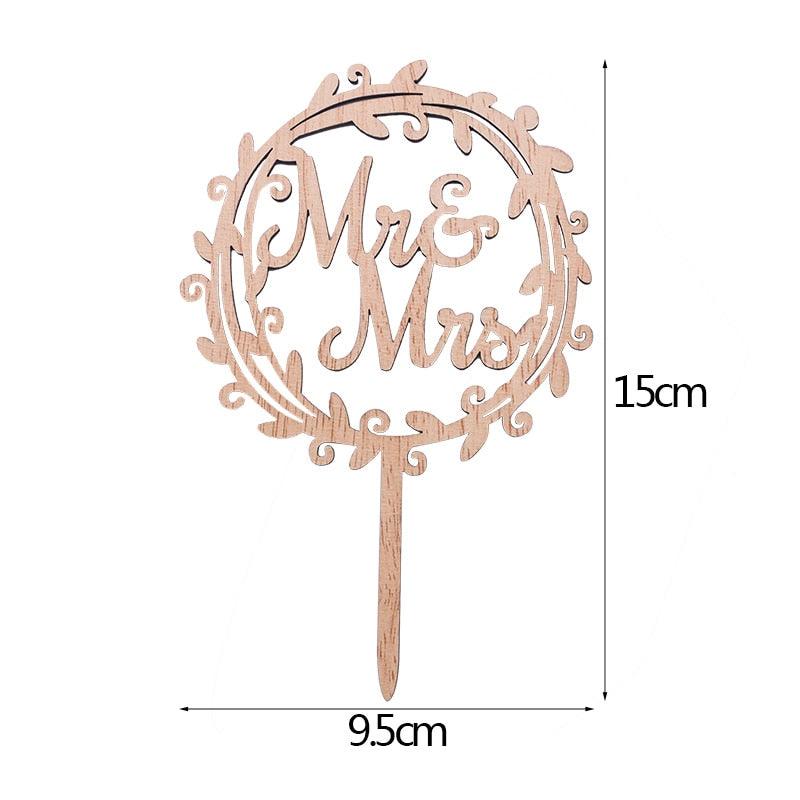 1Pcs Hollow Letter Love Just Married Mr & Mrs Cake Topper Mr and Mrs Cake Toppers Wooden Wedding Cake Topper Party Cake Decoration Mr And Mrs Cake Topper Bride and Groom Wooden Wedding Cake Topper For Wedding Party Supplies Stevvex