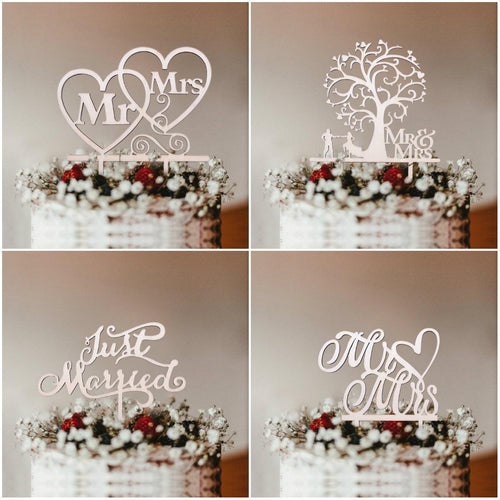 1Pcs Hollow Letter Love Just Married Mr & Mrs Cake Topper Mr and Mrs Cake Toppers Wooden Wedding Cake Topper Party Cake Decoration Mr And Mrs Cake Topper Bride and Groom Wooden Wedding Cake Topper For Wedding Party Supplies Stevvex