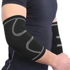 1PCS Instant Arm Support Elbow Sleeves Elastic Gym Elbow Support Sport Protective Pad Absorb Sweat Basketball Arm Sleeve For Workouts Stevvex